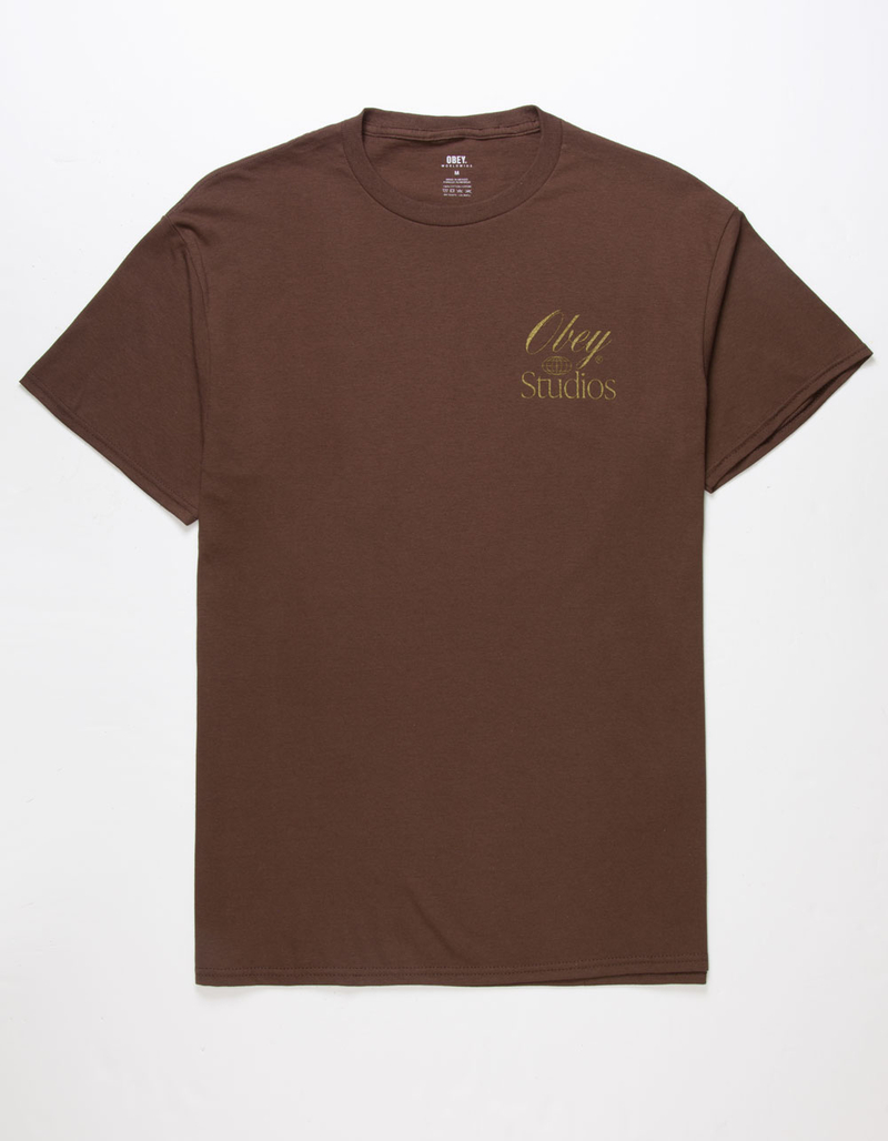 OBEY Studios Roll Call Mens Tee image number 1