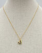DO EVERYTHING IN LOVE 14K Gold Dipped J Initial Bubble Necklace image number 2