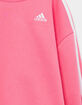 ADIDAS Essential 3-Stripe Girls Crewneck Sweatshirt image number 3