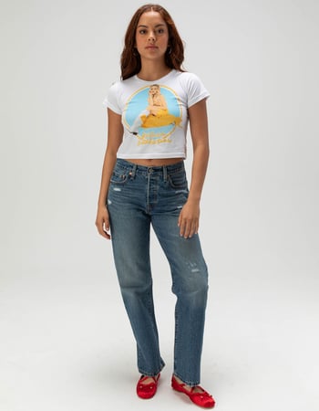 KELSEA BALLERINI Womens Baby Tee Alternative Image