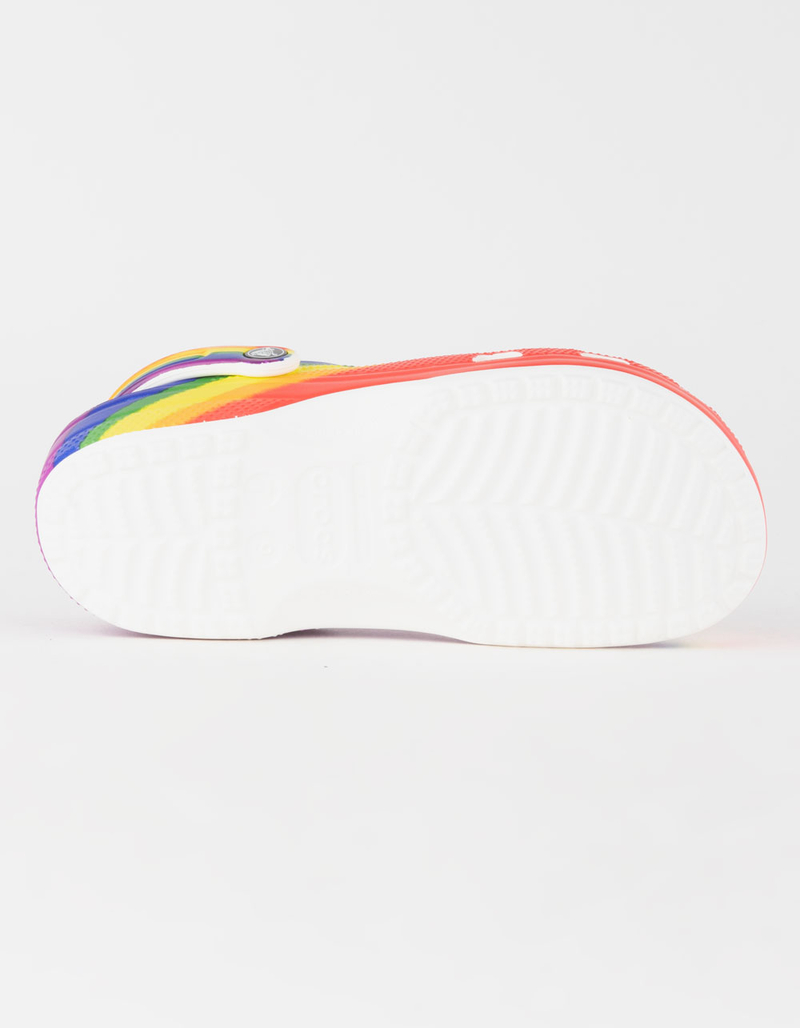 CROCS Rainbow Dye Womens Classic Clogs image number 2