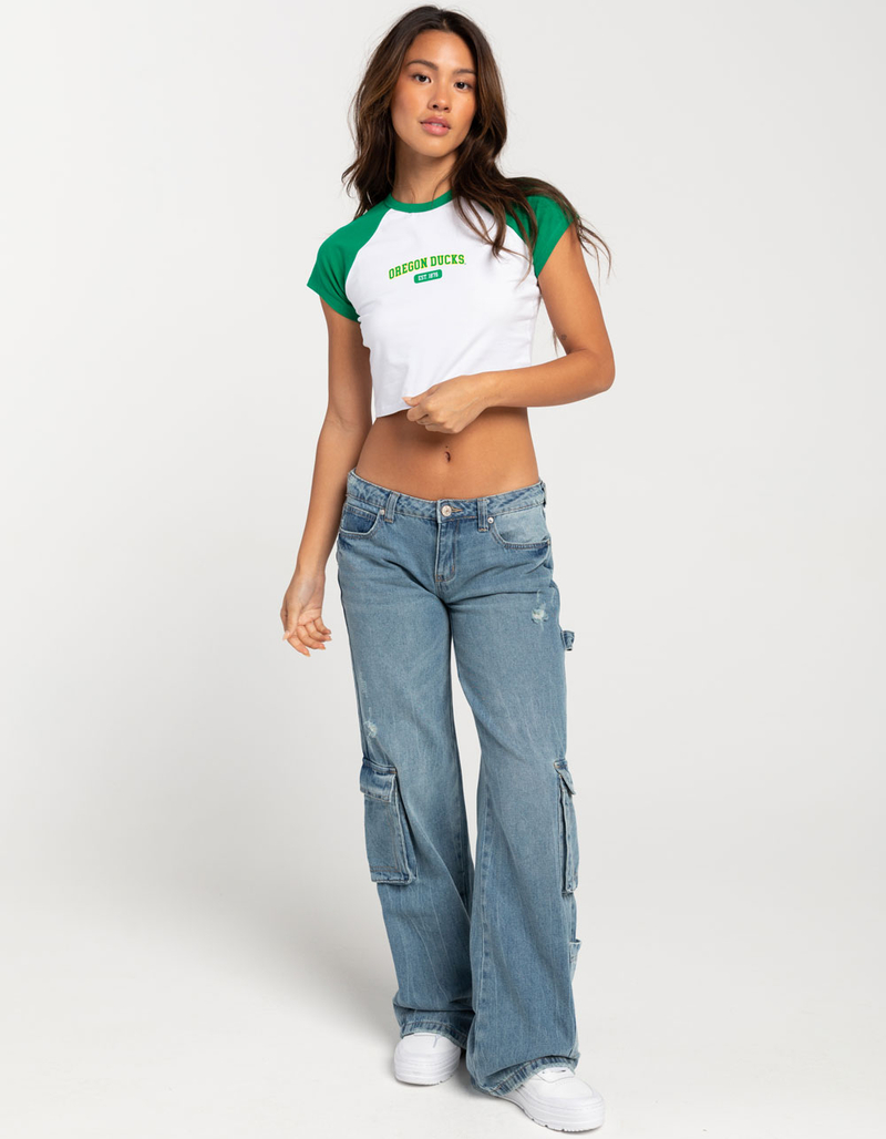 HYPE AND VICE Oregon Womens Raglan Tee image number 3