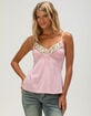 FULL TILT Sparkle Womens Babydoll Top image number 1