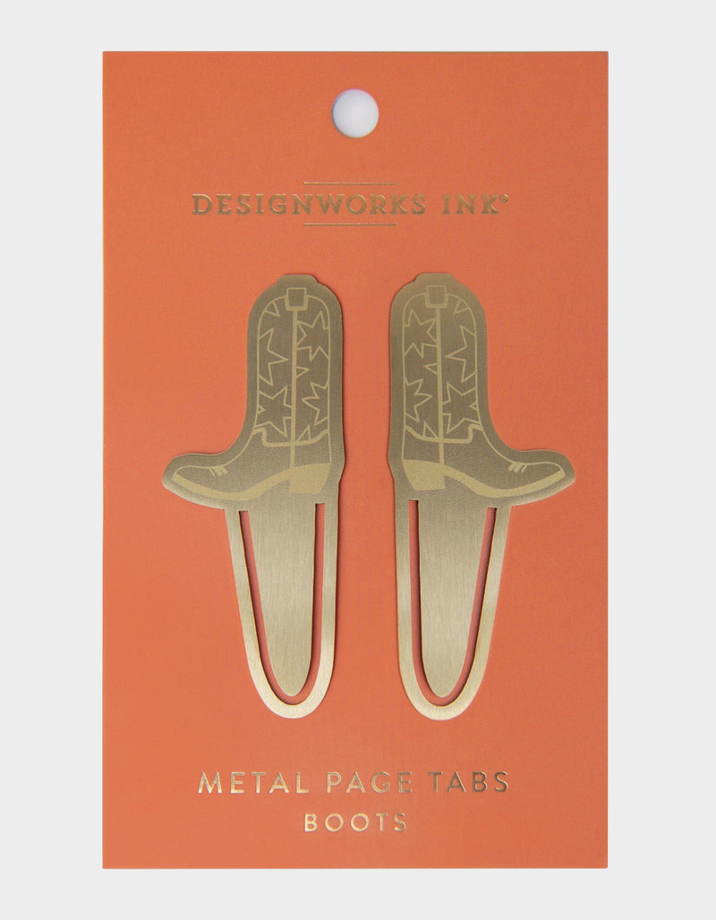 DESIGNWORKS INK Metal Page Tabs - Boots image number 0