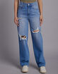 RSQ Womens High Rise Baggy Jeans image number 2