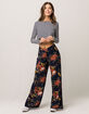 SKY AND SPARROW Floral Womens Wide Leg Pants image number 4