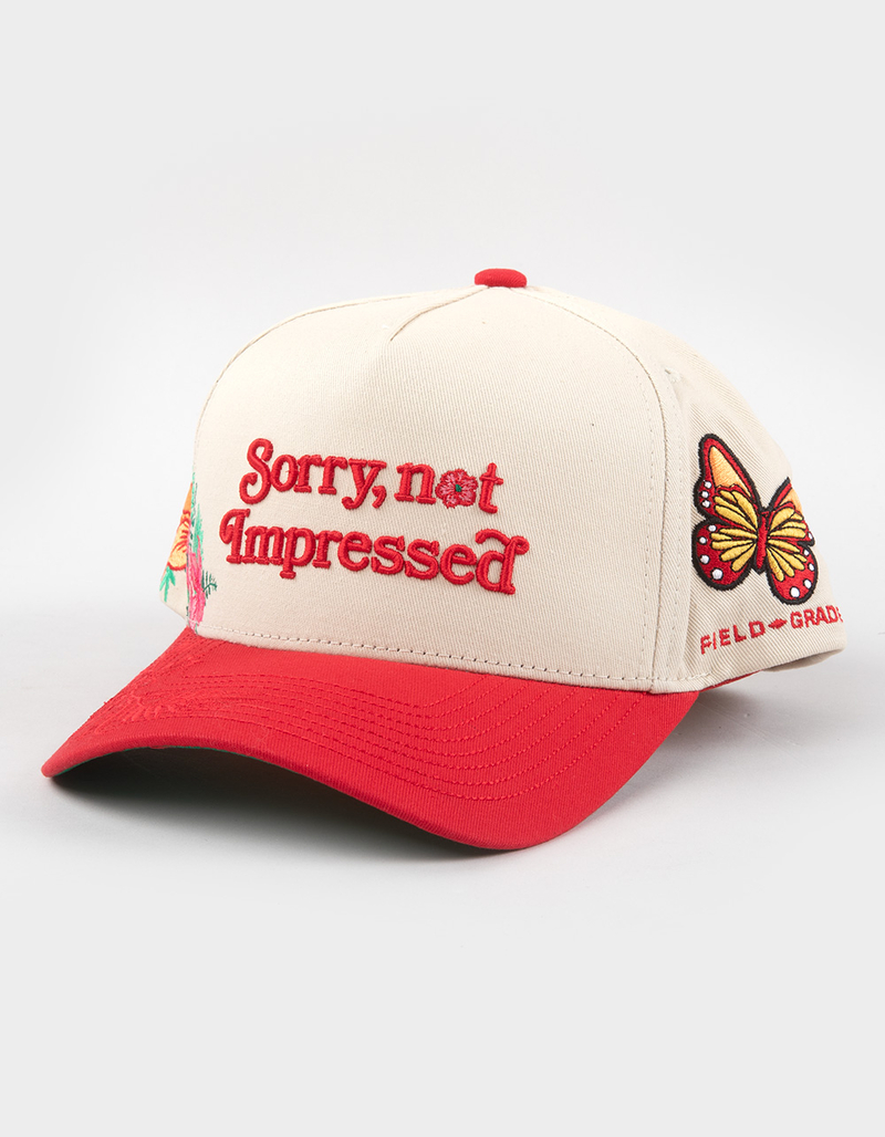 FIELD GRADE Sorry, Not Impressed Snapback Hat image number 0