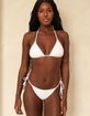 DIPPIN' DAISY'S Palm Tie Back Triangle Bikini Top image number 1