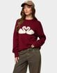 EDIKTED Swan Oversized Knit Sweater image number 1
