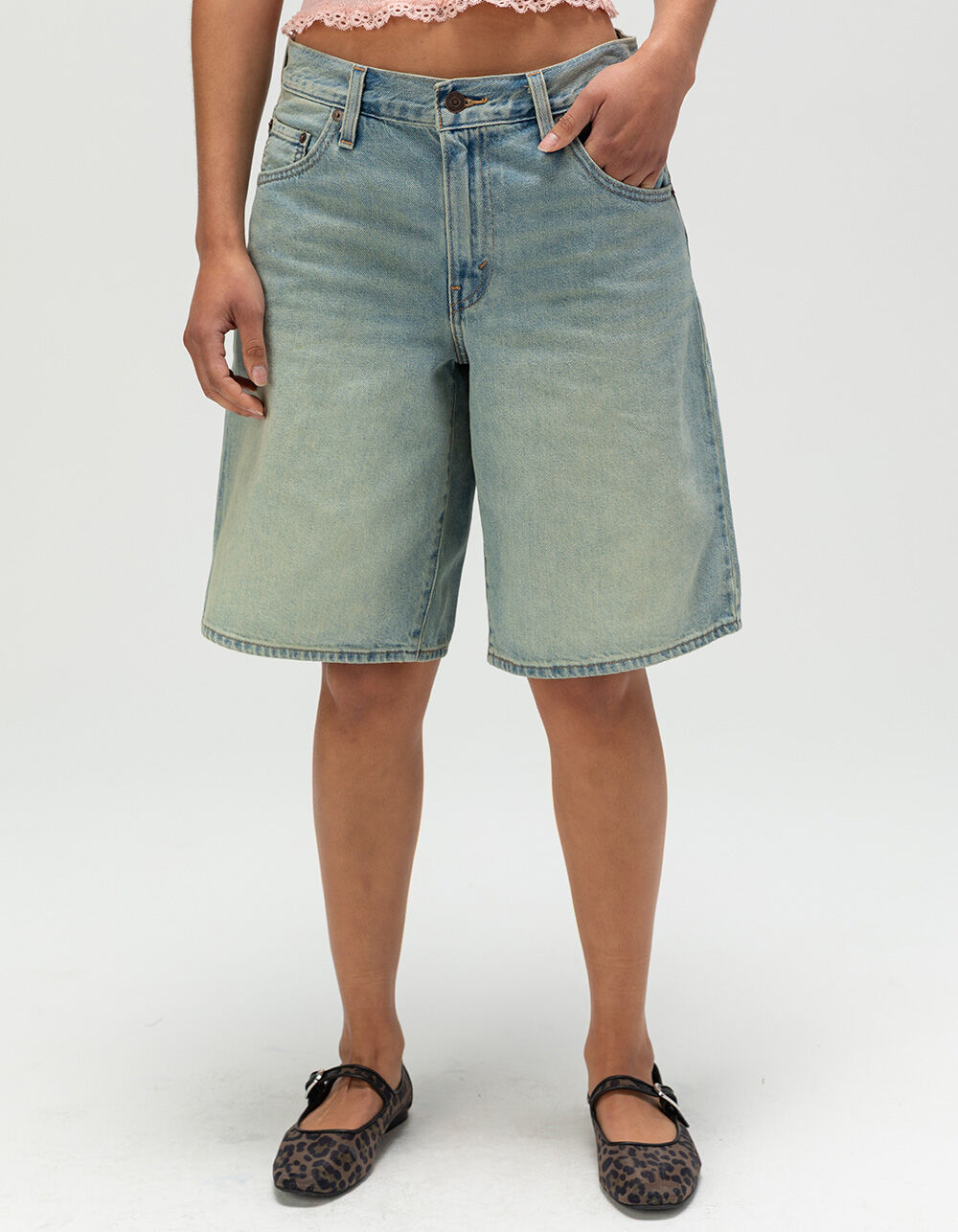 LEVI'S Premium Baggy Dad Womens Jorts - I Told You - VINTAGE