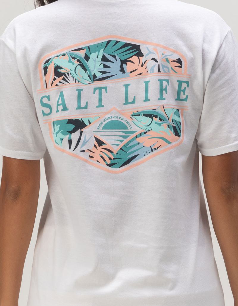 SALT LIFE Retro Tropics Womens Tee image number 3