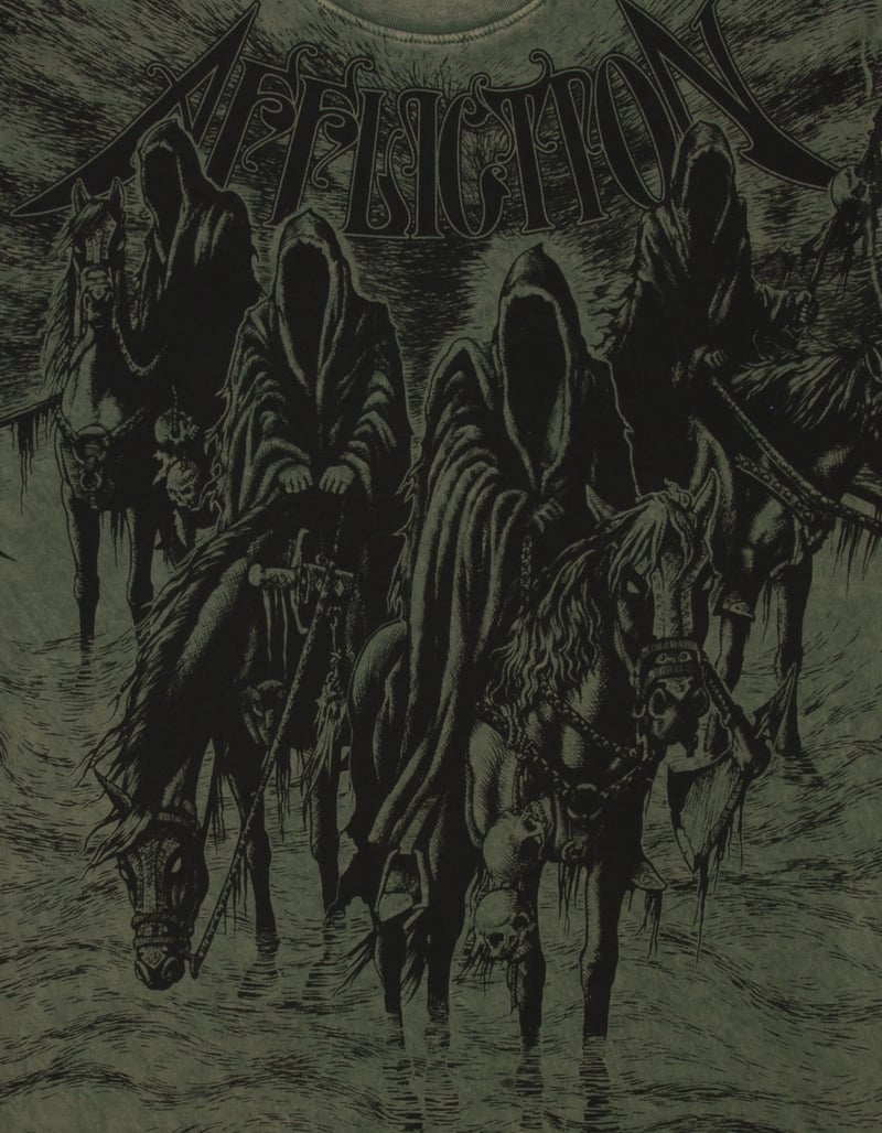 AFFLICTION Black Night Mens Tee image number 2