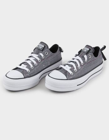 CONVERSE Chuck Taylor All Star Lift Plaid Womens Platform Shoes Alternative Image
