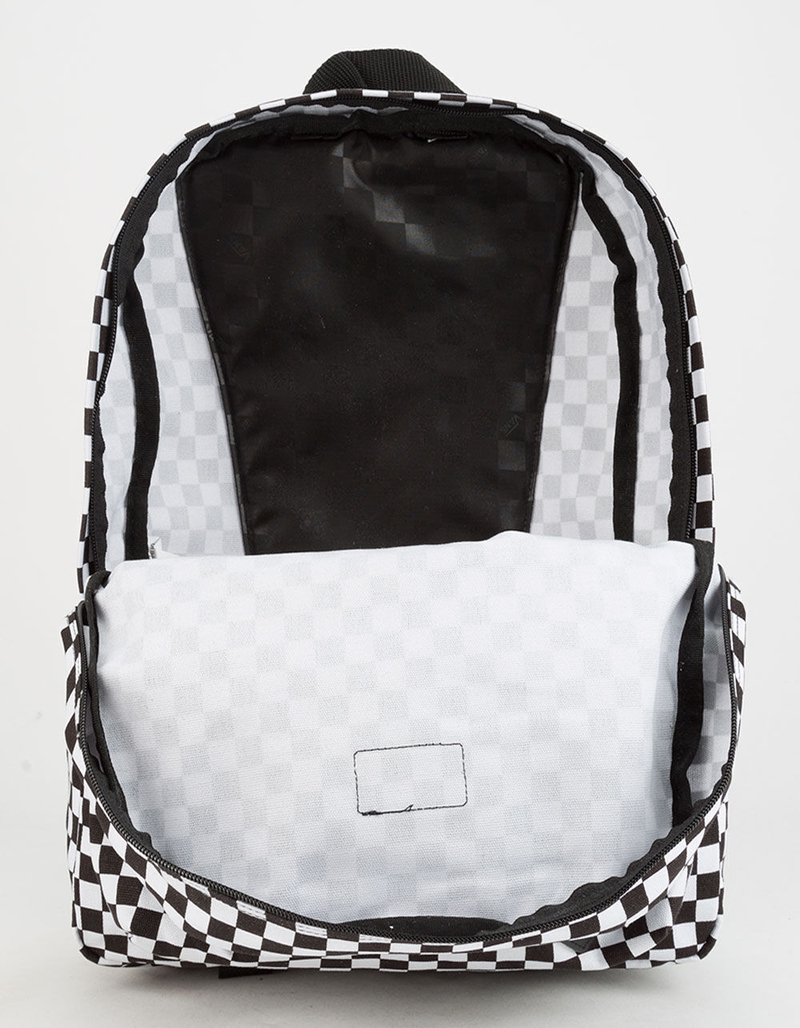 VANS Old Skool II Black & White Checkerboard Backpack image number 5