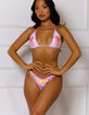 KULANI KINIS Sunset Universe Lettuce Edge Thong Bikini Bottoms image number 2