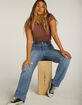 RSQ Womens High Rise Straight Leg Jeans image number 10