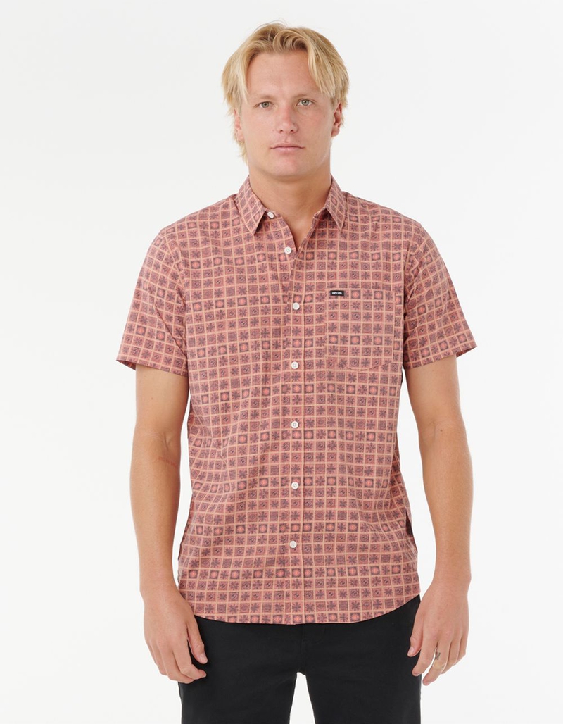 RIP CURL Fun Times Aerotech Mens Short Sleeve Shirt image number 0