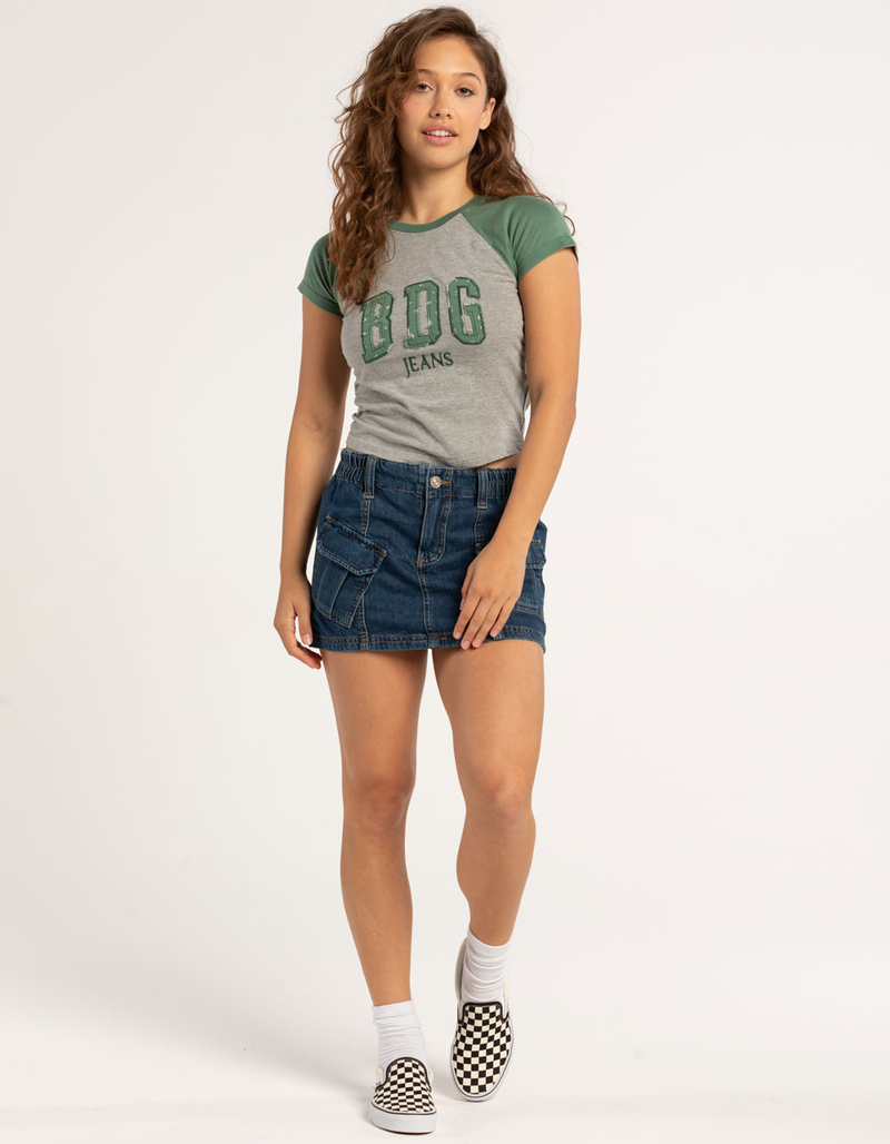 BDG Urban Outfitters Womens Raglan Embroidered Tee image number 3