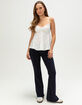 TILLYS Fold Over Flare Womens Pants image number 1