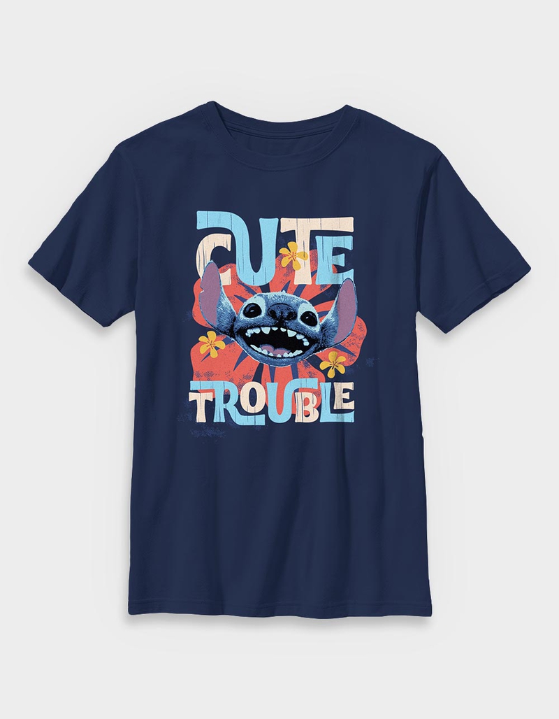 LILO & STITCH Cute Trouble Unisex Kids Tee image number 0