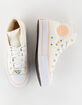 CONVERSE Chuck Taylor All Star Lift Platform Floral Embroidery Womens High Top Shoes image number 5