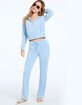 JUICY COUTURE OG Big Bling Womens Velour Track Pants image number 1