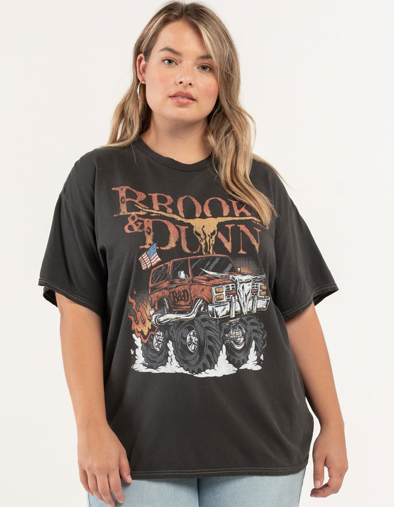GOODIE TWO SLEEVES Brooks And Dunn Rodeo Womens Oversized Tee image number 0