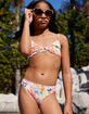 ROXY Floral Girls Bralette Bikini Set image number 2