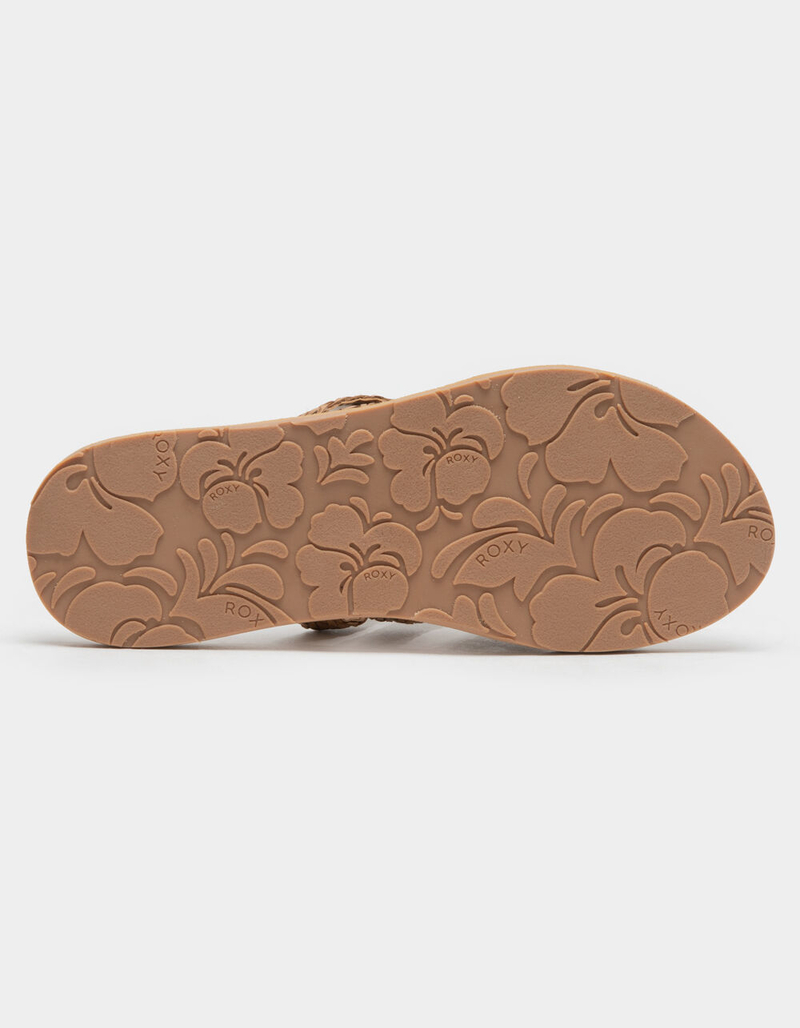 ROXY Shadi Womens Tan Sandals image number 2