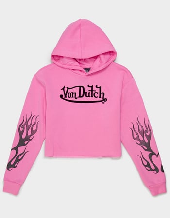 VON DUTCH Flame Girls Hoodie Primary Image