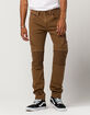 RSQ London Moto Mens Skinny Stretch Chino Pants image number 2