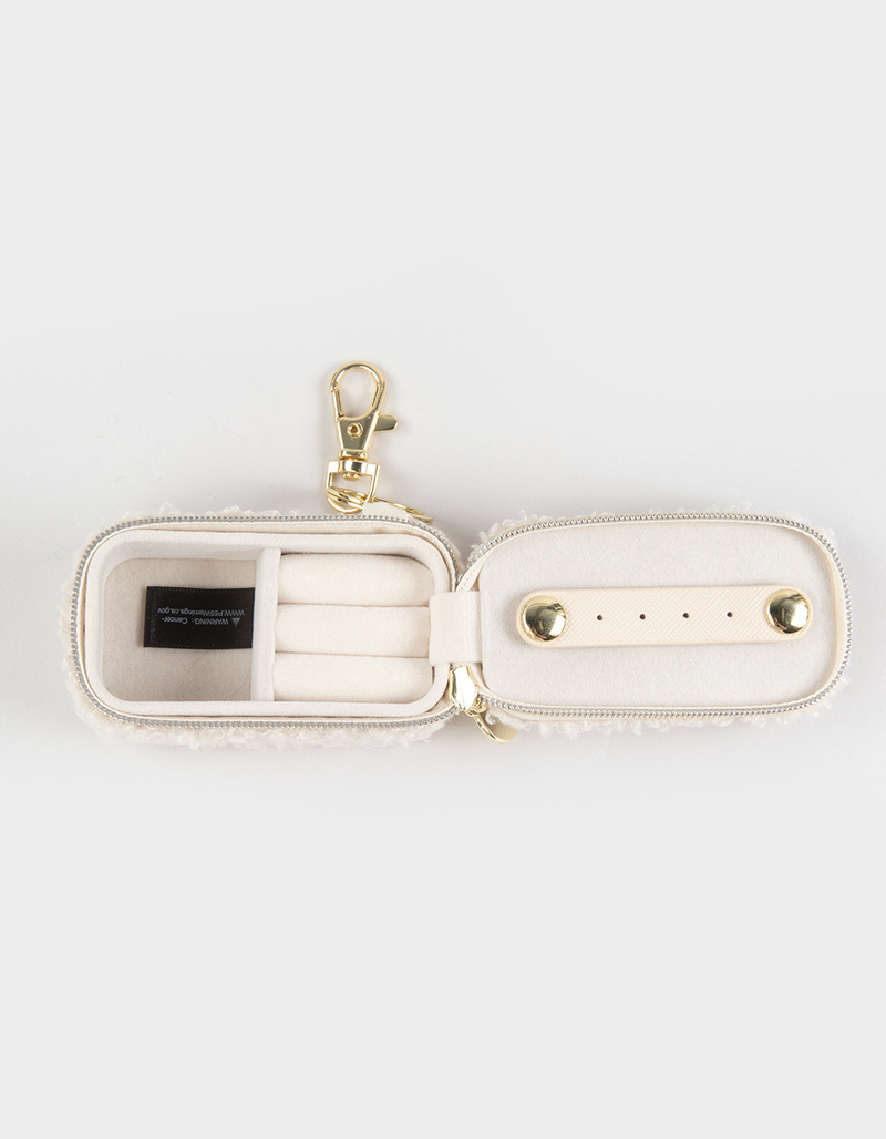 FULL TILT Sherpa Jewelry Case Bag Charm image number 2