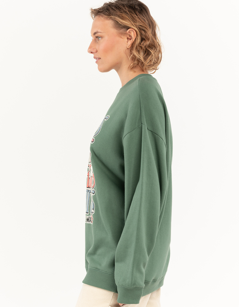 VANS Gem N Eyes Womens Oversized Crewneck Sweatshirt image number 1
