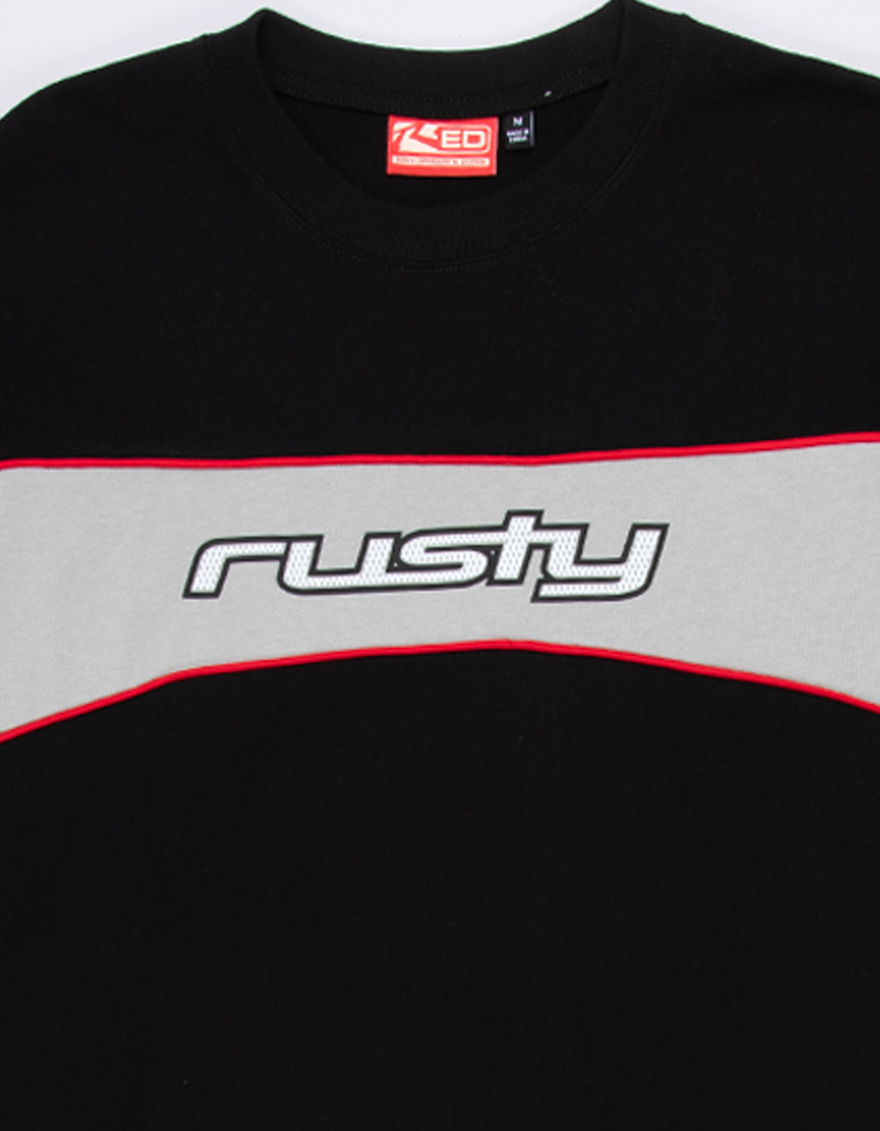 RUSTY Kinetic Mens Oversized Heavyweight Tee image number 2