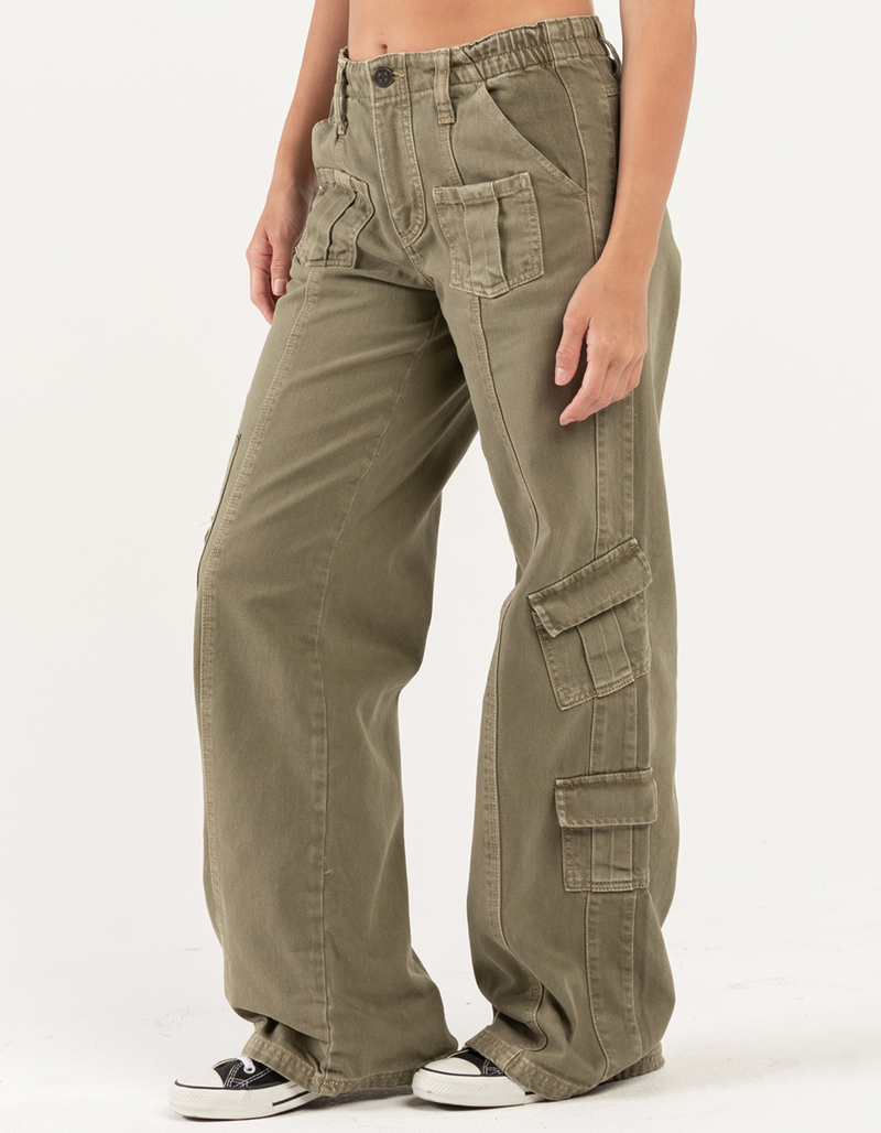 BDG Urban Outfitters Y2K Womens Low Rise Denim Cargo Pants image number 2