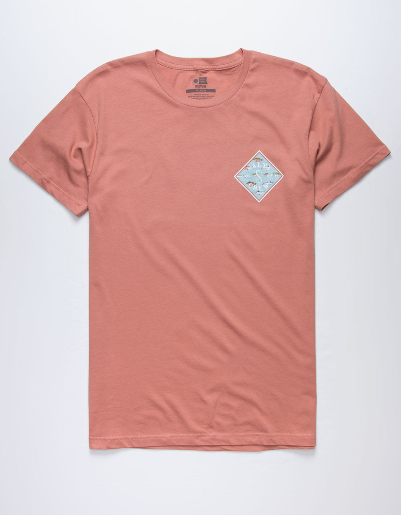 SALTY CREW Tippet Nomad Mens Coral T-Shirt image number 1