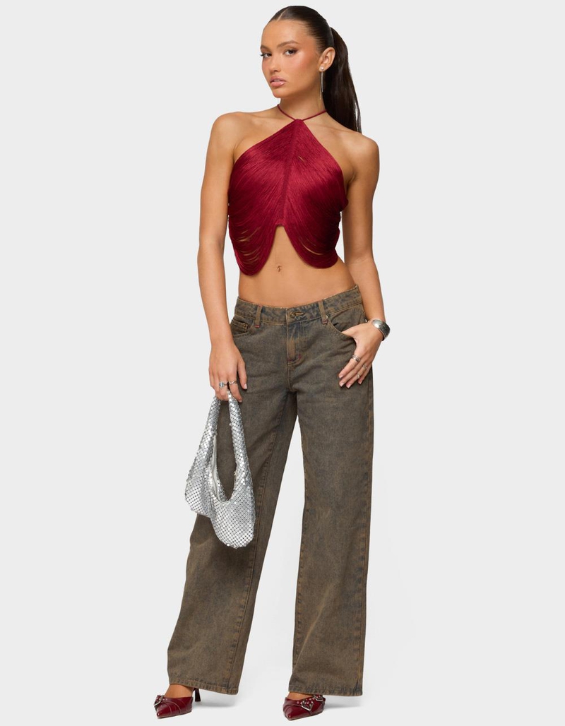 EDIKTED Ace Low Rise Baggy Jeans image number 4