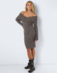 NOISY MAY Juliet Off The Shoulder Womens Dress image number 5