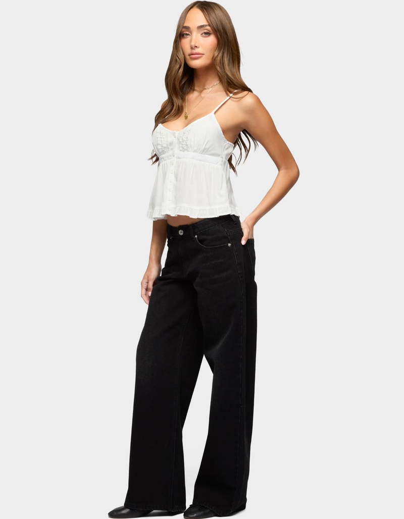 EDIKTED Halsey Ruffle Tank Top image number 3