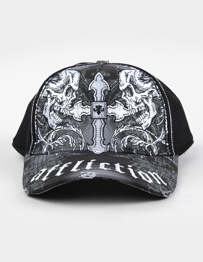 AFFLICTION Winged Up Trucker Hat image number 1