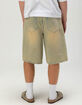 RSQ Mens Baggy Studded Jorts image number 3