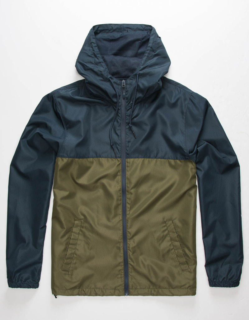 INDEPENDENT TRADING COMPANY Lightweight Navy Mens Windbreaker Jacket image number 0