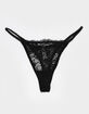 FULL TILT Floral Allover Lace Thong image number 1