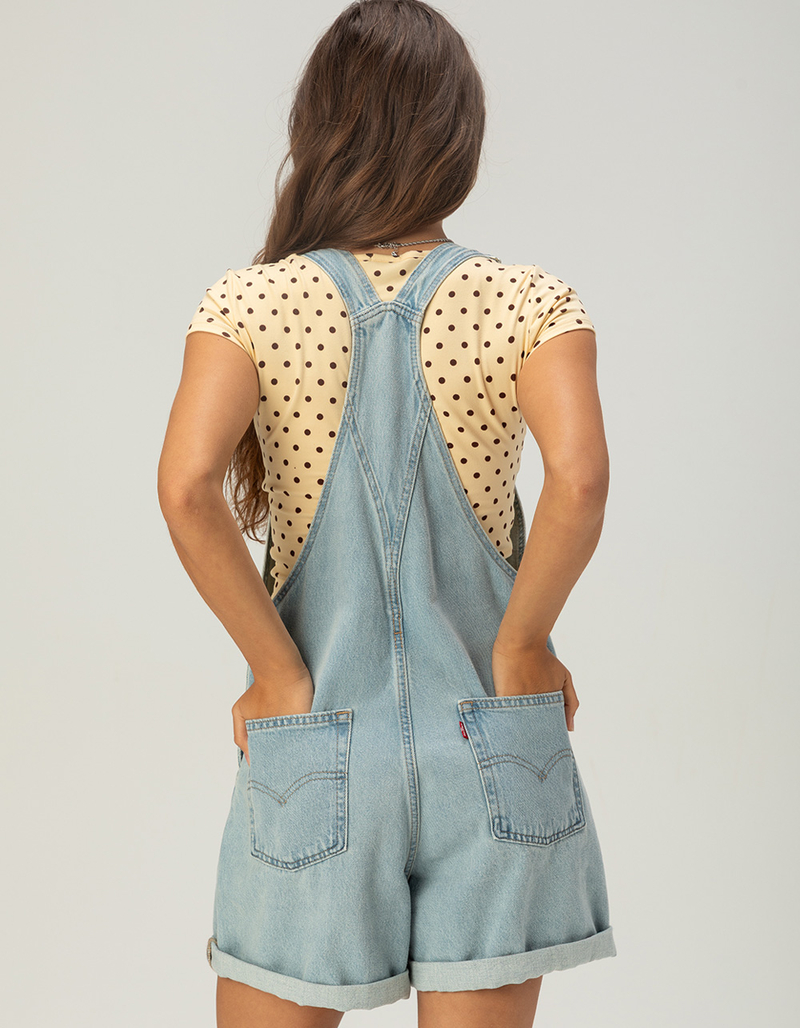 LEVI'S Womens Vintage Shortalls - Abraded Art image number 3