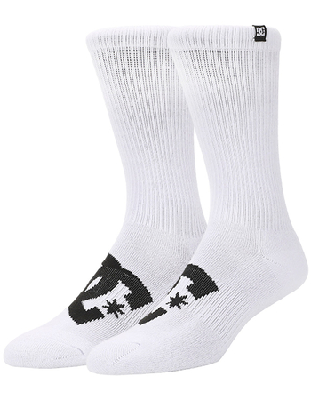 DC SHOES Logo 6 Pack Mens Crew Socks Alternative Image