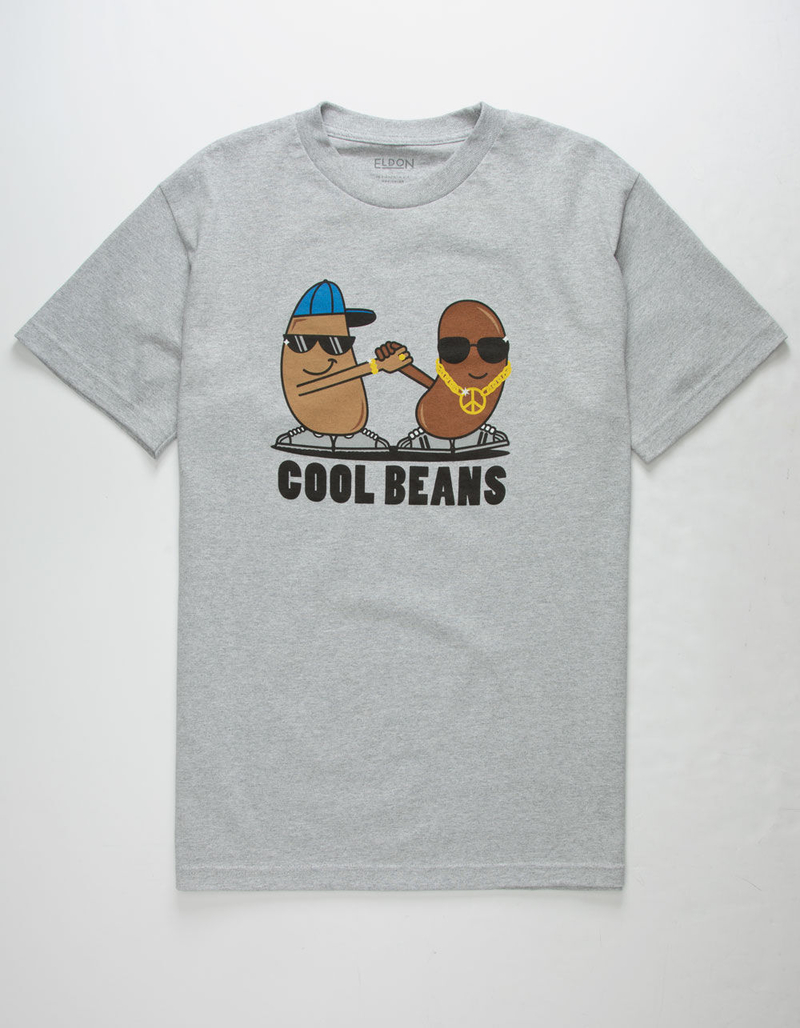 ELDON Cool Beans Heather Gray Mens T-Shirt image number 0