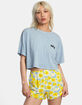 RVCA Hookah Snail Womens Oversized Crop Tee image number 4