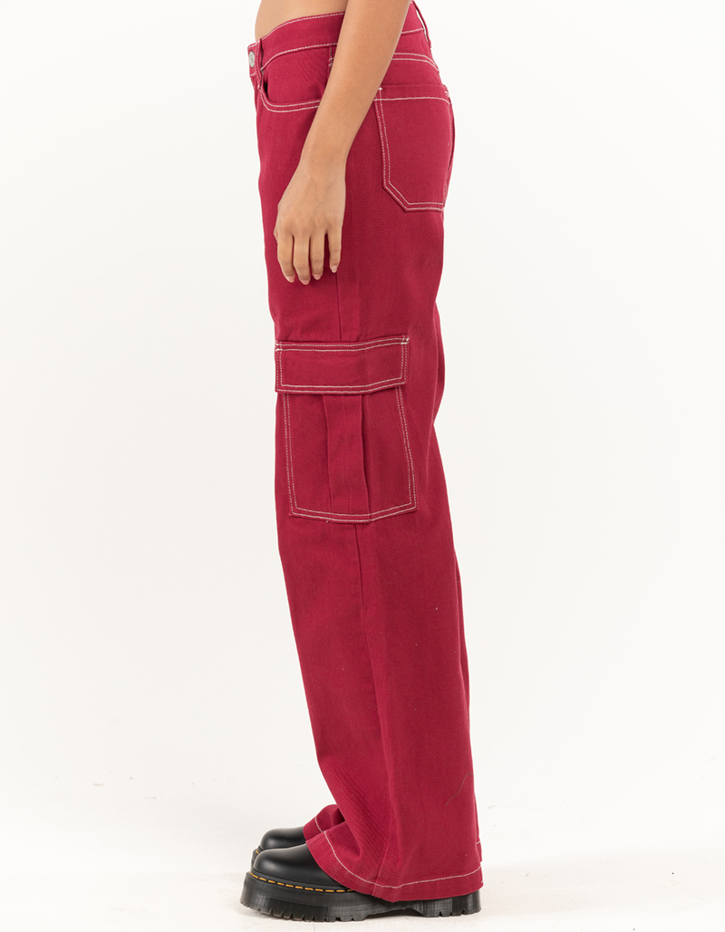 RSQ Womens Low Rise Cargo Pants image number 2