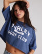 HURLEY Surf Club Womens Boyfriend Crop Tee image number 3