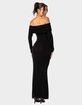EDIKTED Susan Fold Over Maxi Dress image number 4